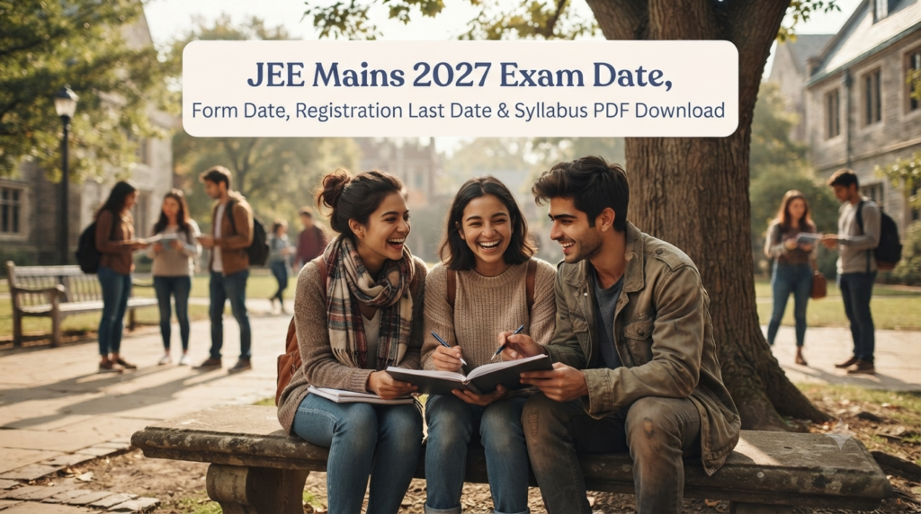 EE Mains 2027 Exam Date, Form Date, Registration Last Date & Syllabus PDF Download