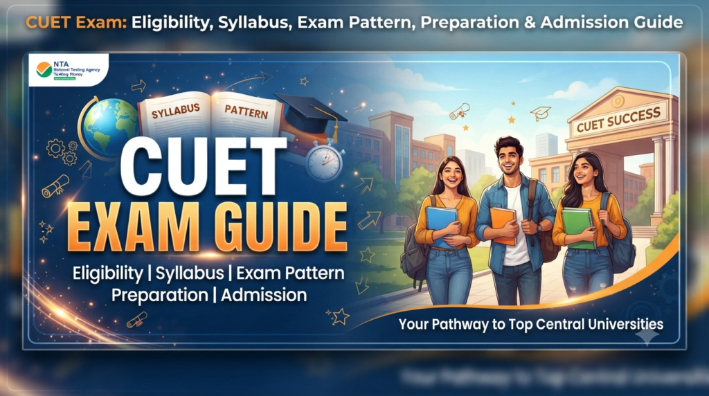 CUET-Exam-Eligibility-Syllabus-Exam-Pattern-Preparation-Admission-Guide