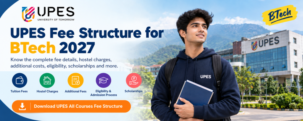 upes fee structure for btech
