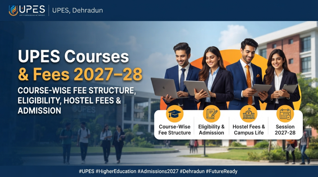 UPES Courses and Fees 2027–28
