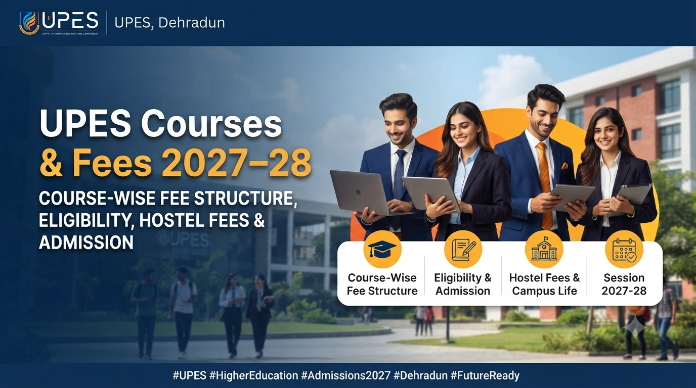 UPES Courses and Fees 2027–28